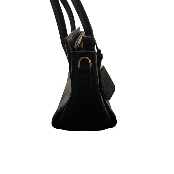 Prada Faux Black Tote Shoulder Bag with Strap - Picture 9 of 11